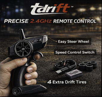 Tdrift™ GT3-Style RC Drift Car (1:24)